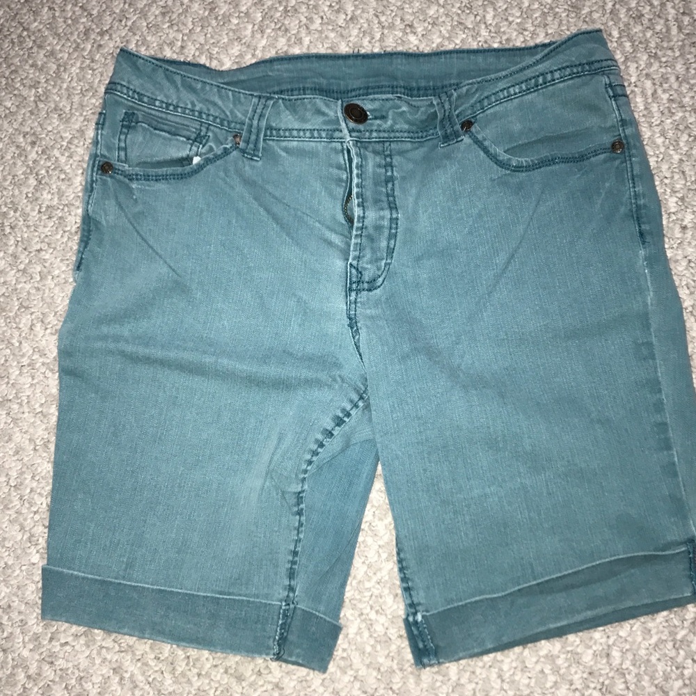 5/$30 Green/Blue Jean Shorts